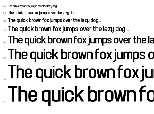 Front Page Supplement font waterfall